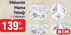 MELAMİN MAMA TABAĞI 3 BÖLMELİ fiyat ve kampanya bilgisi